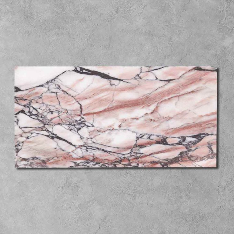 Arabescato Viola Rosa Marble Tile