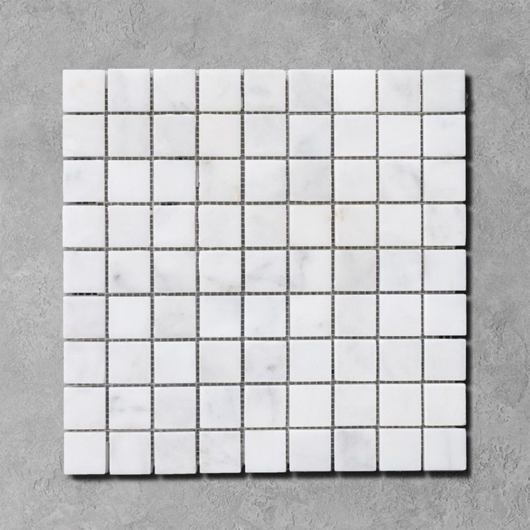Calacatta white Marble Square Mosaic