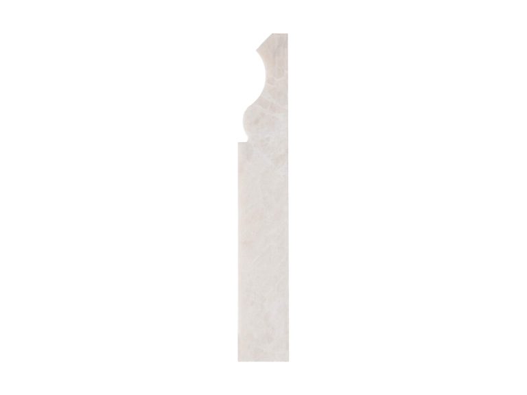 White Emperador Marble Honed Skirting