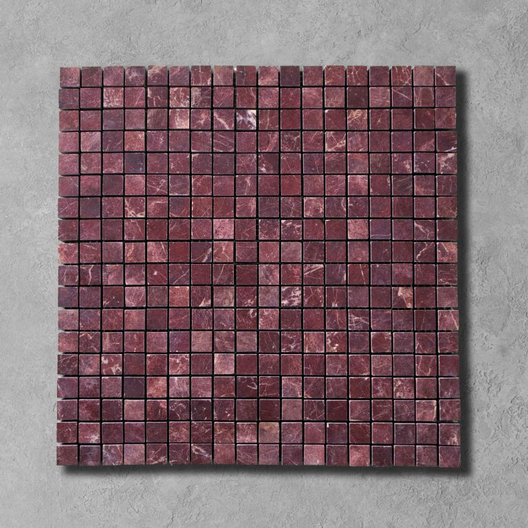 Claret Red Marble Mini Mosaic