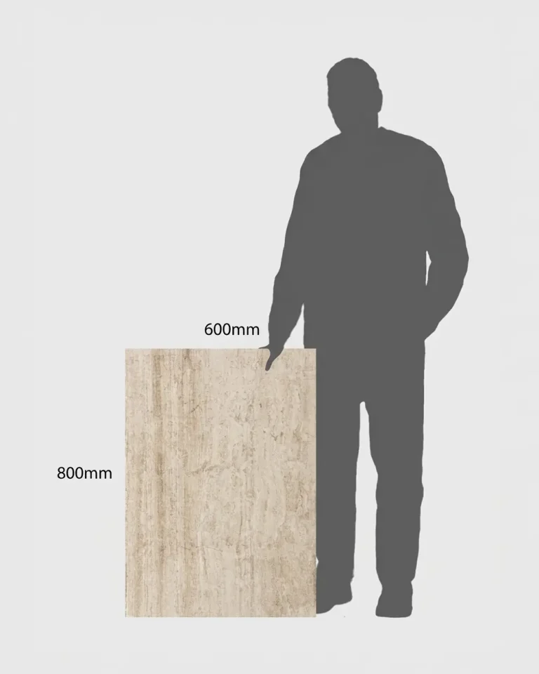 Travertine XL Slab Tile 800x600x20 Honed