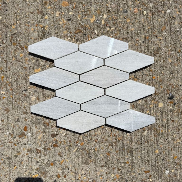 Ice Grey Kite Marble Mosaic Polished 17 m2