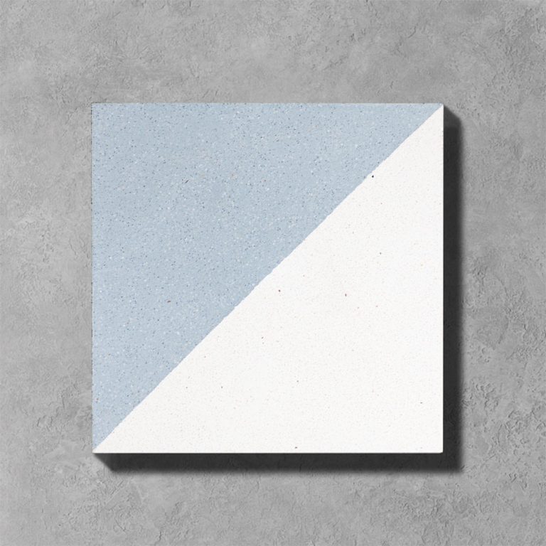 Triangle Blue Encaustic Cement Tiles 6,5 m²