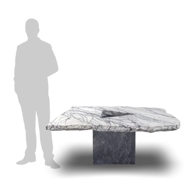 Calacatta Lilac Marble Table