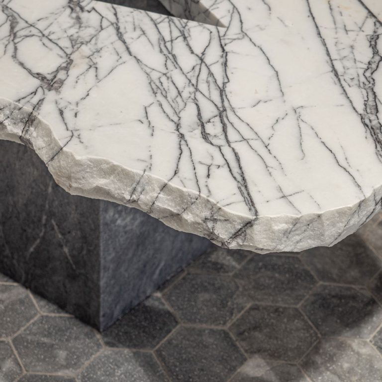 Calacatta Lilac Marble Table