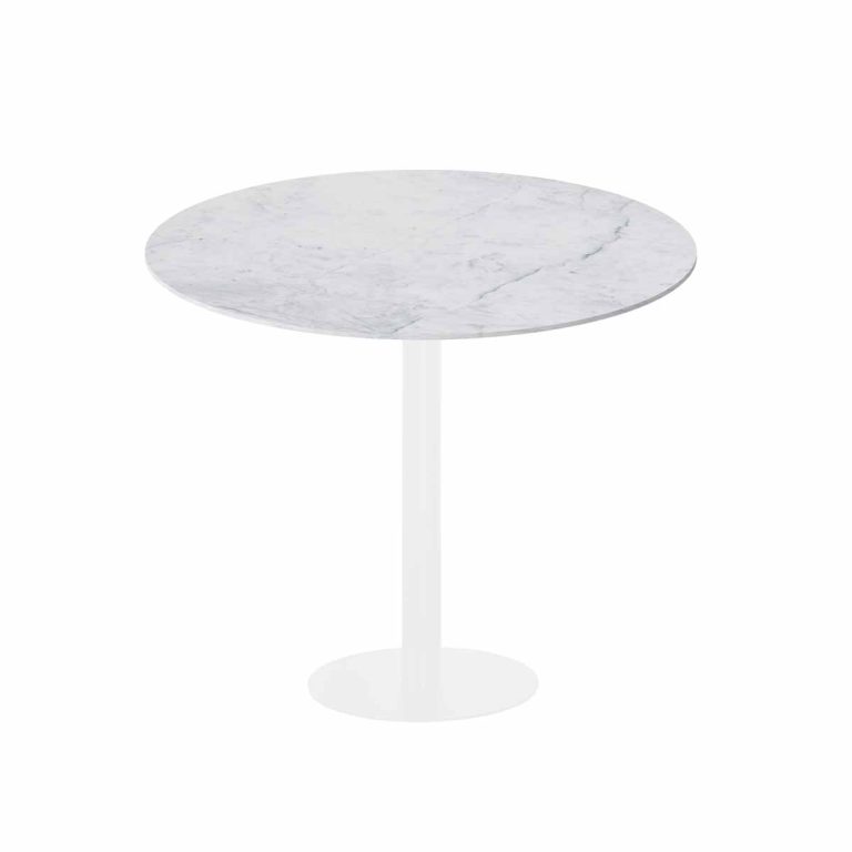 Carrara Polished Marble Round Circle Table Top