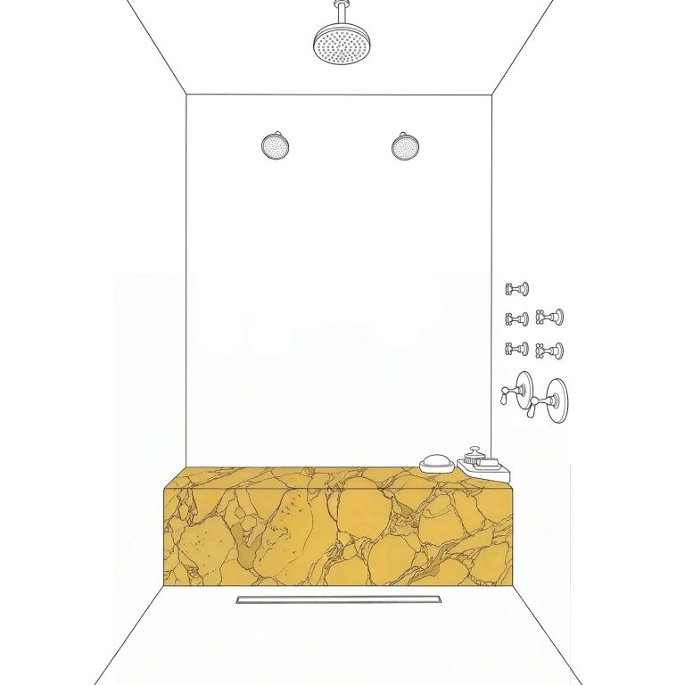 Marble Shower Seat