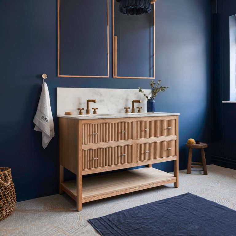 Milano 125cm Oak Vanity Unit