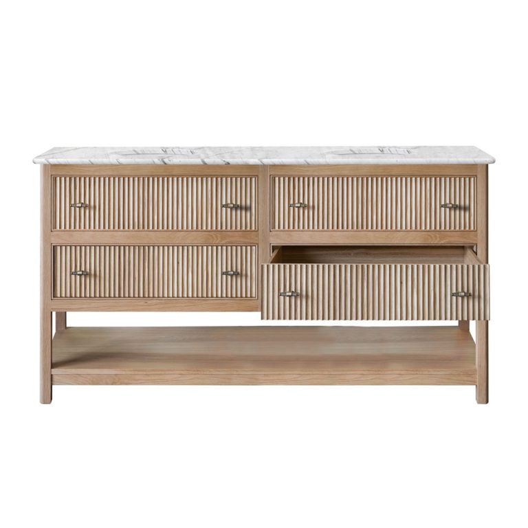 Milano 156cm Oak Vanity Unit