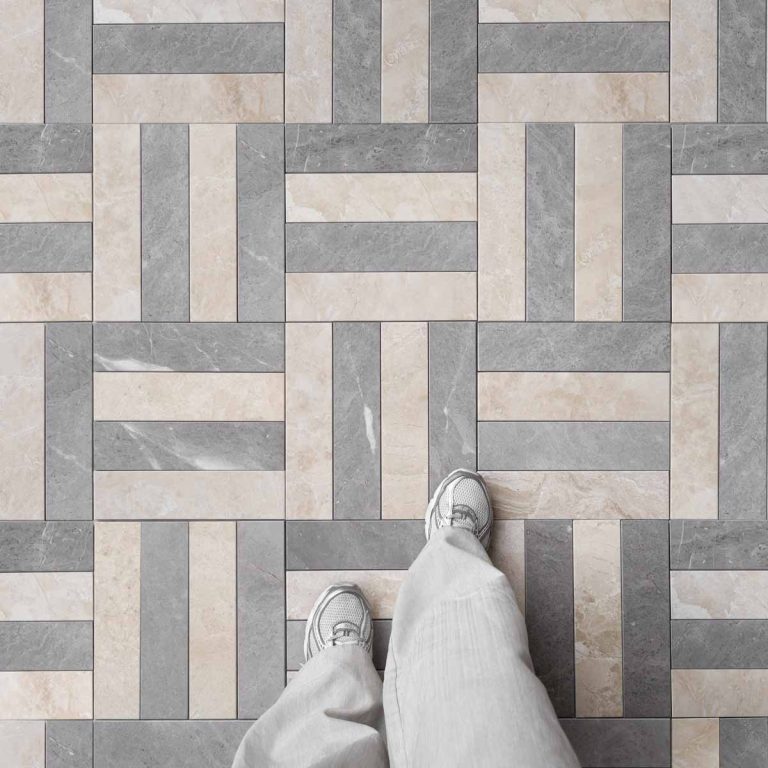 Pietra Grey Marble Metro Tiles