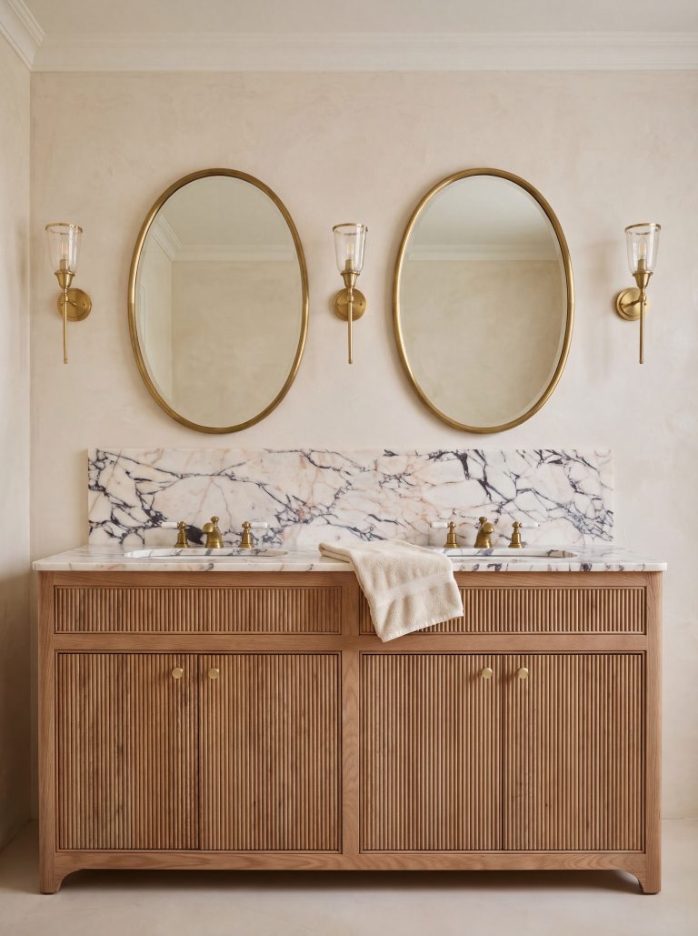 Roma 156cm Oak Vanity Unit