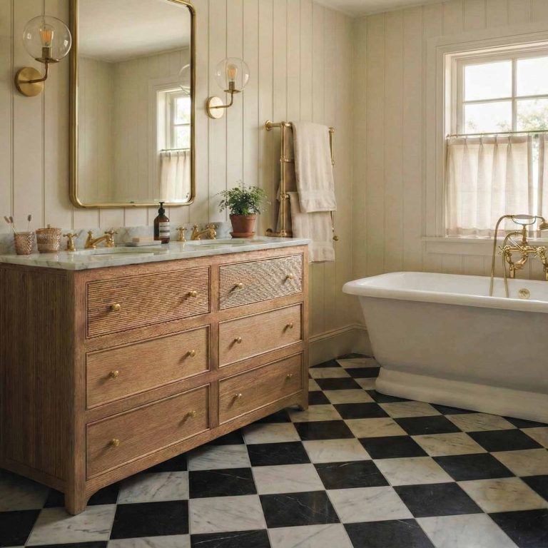 Tuscany 125cm Oak Vanity Unit