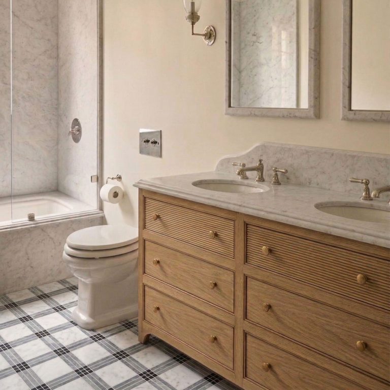 Tuscany 156cm Oak Vanity Unit