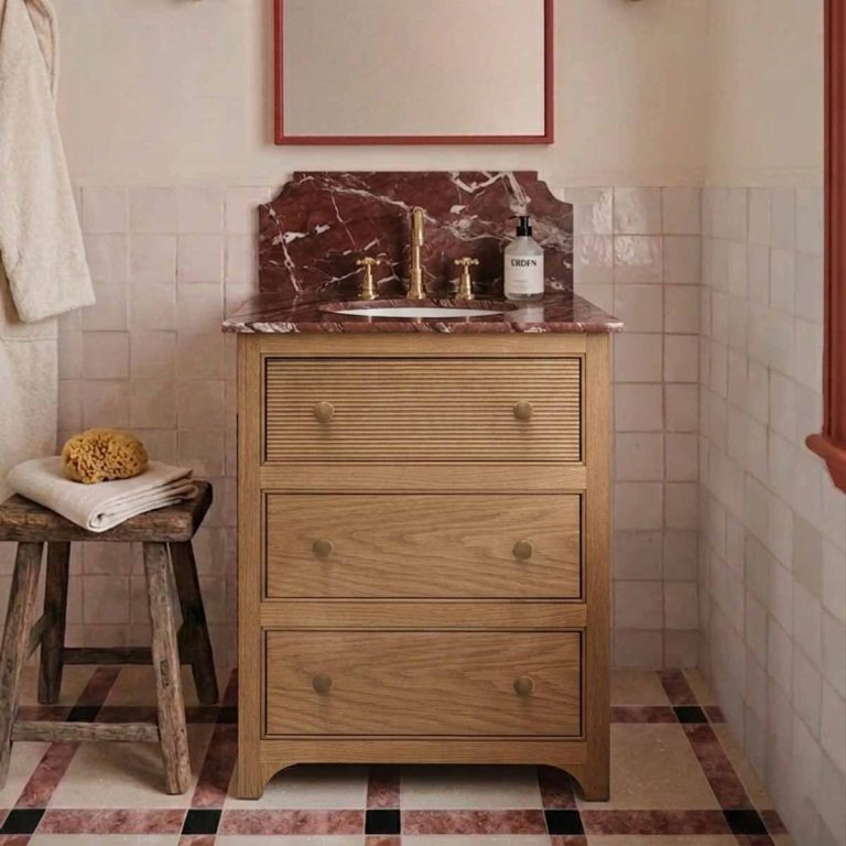 Tuscany 60cm Oak Vanity Unit