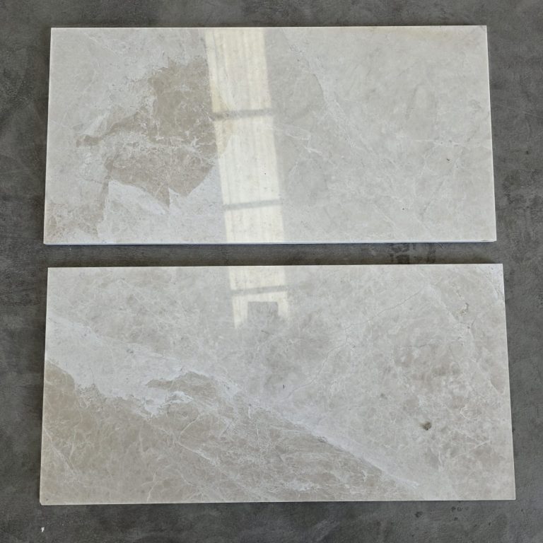 Beige White Tiles 305mm x 610mm Polished 1m²
