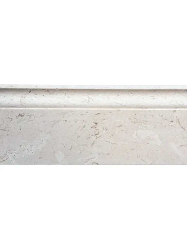 Myria Limestone Skirting with soft ivory tones and natural stone texture