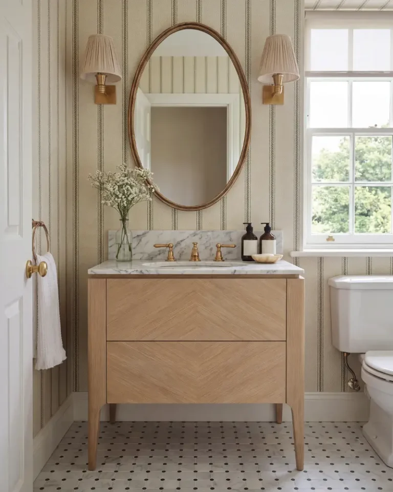 Venice 90cm Oak Vanity Unit