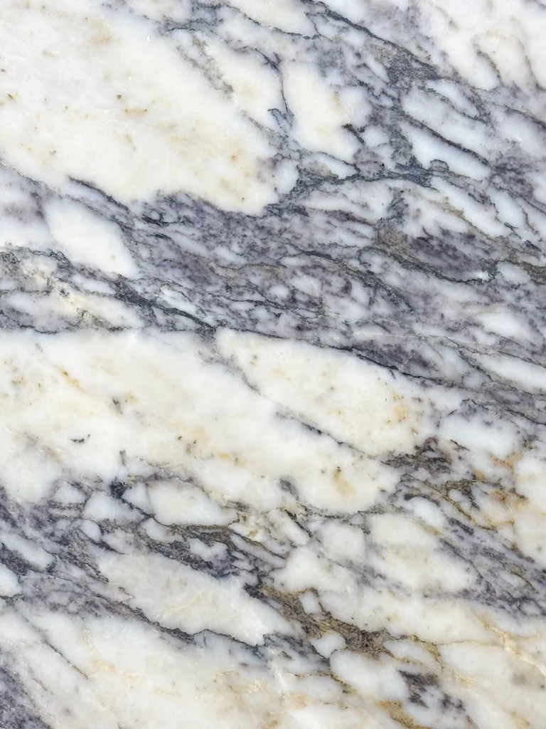 Arabescato Viola Honed Marble Slab